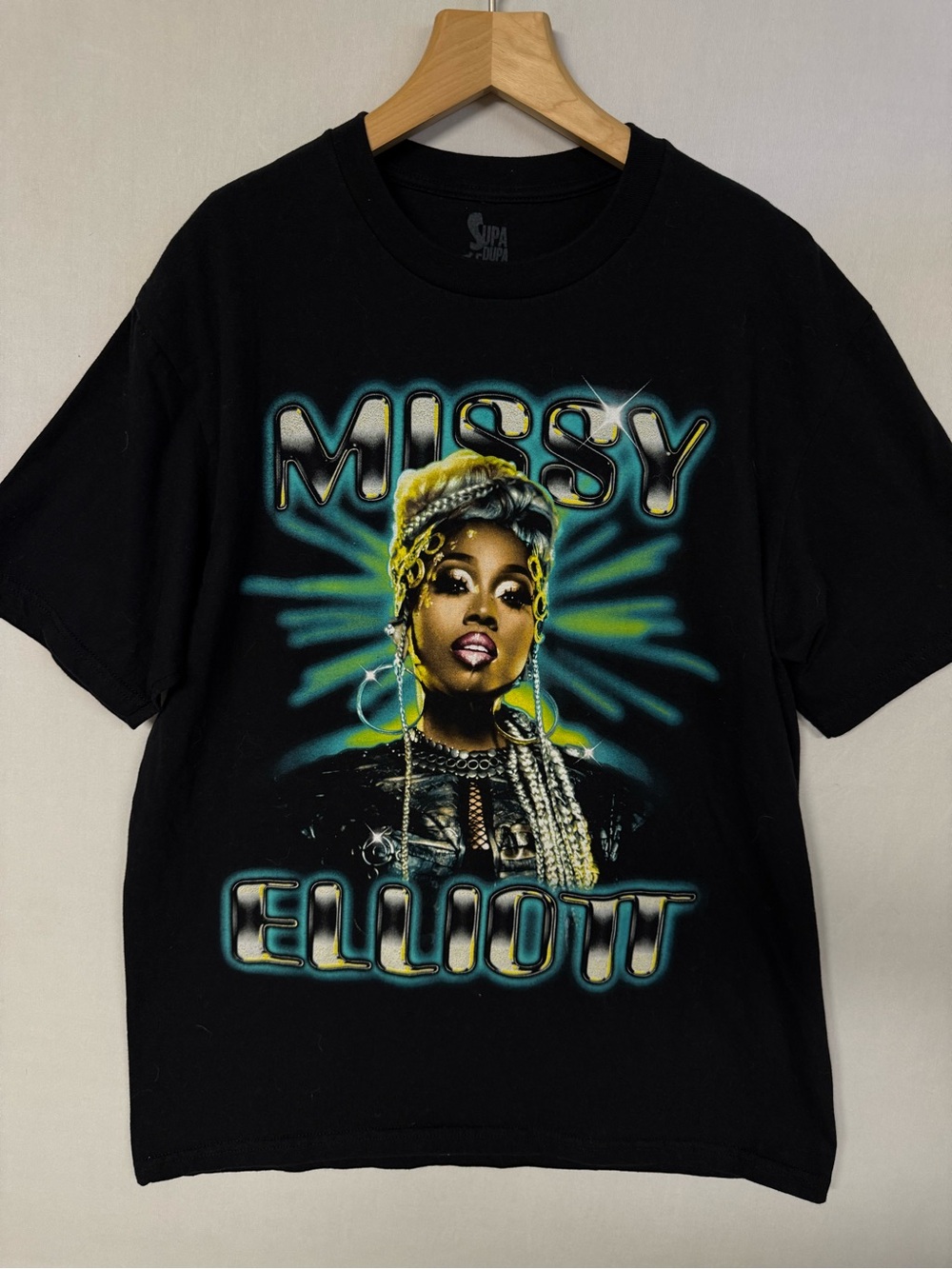 Missy Elliott 2024 Out of This World Tour T-Shirt Black Size L